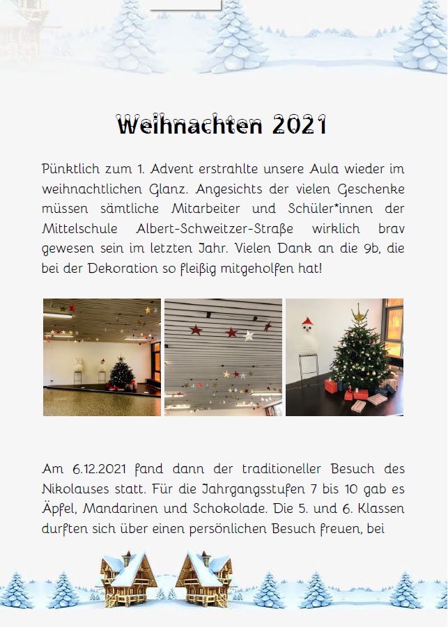 Homepage Bericht Weihnachten Bild 1